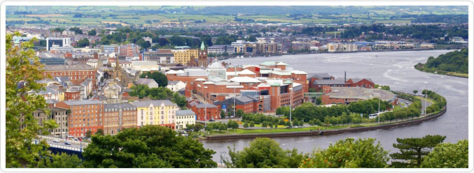 The walled city of Derry/Londonderry